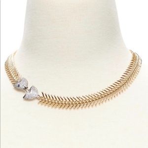 BR Fish Bone design necklace